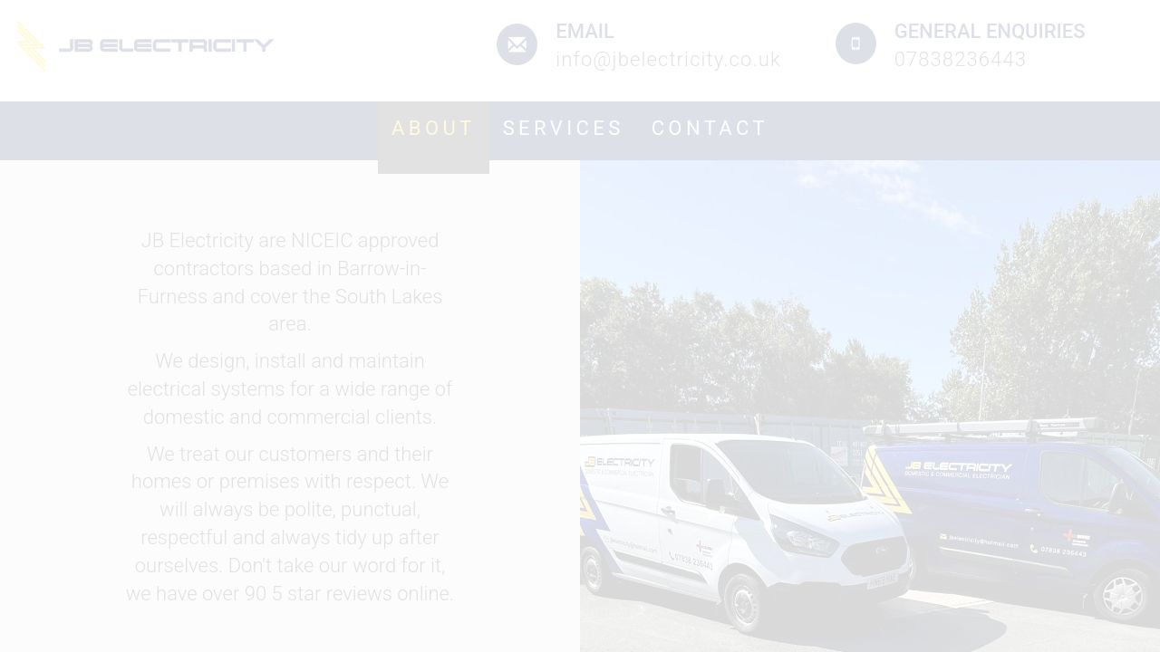 JB ELECTRICITY LIMITED website preview