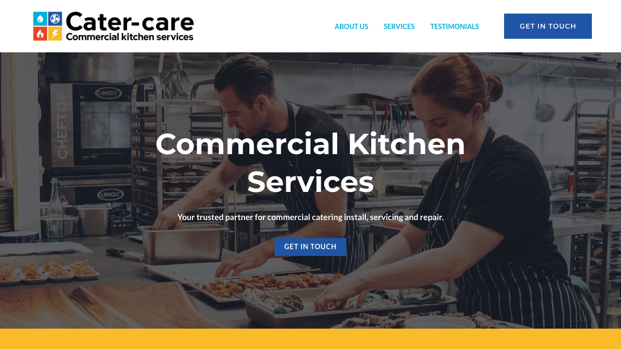 CATER-CARE COMMERCIAL KITCHEN SERVICES LTD website preview