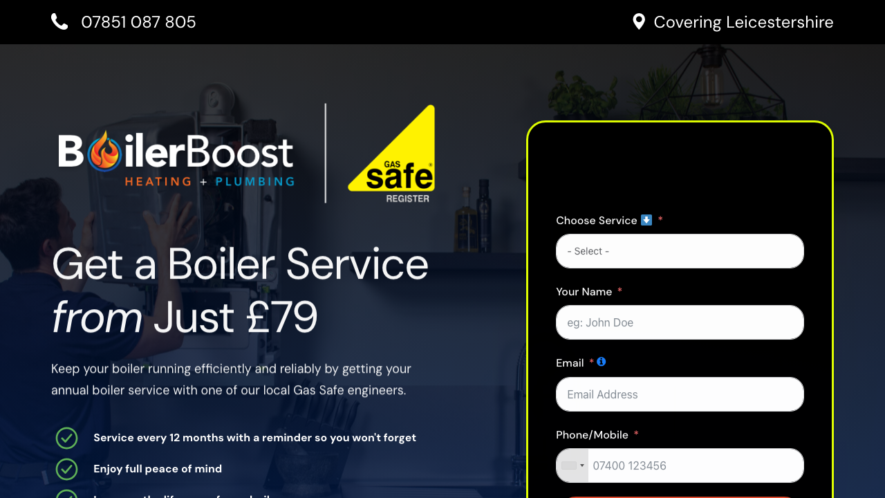 BOILER BOOST LTD website preview