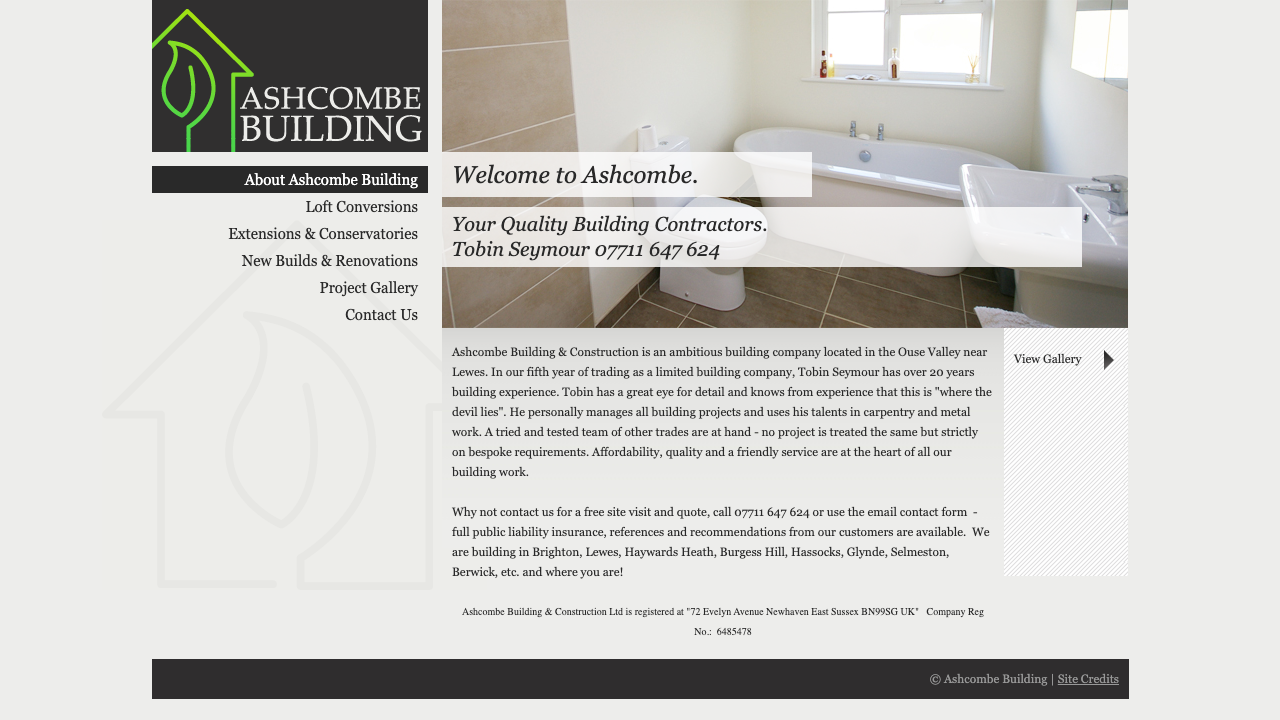 BISHOPSTONE BUILDING CONTRACTORS LIMITED website preview