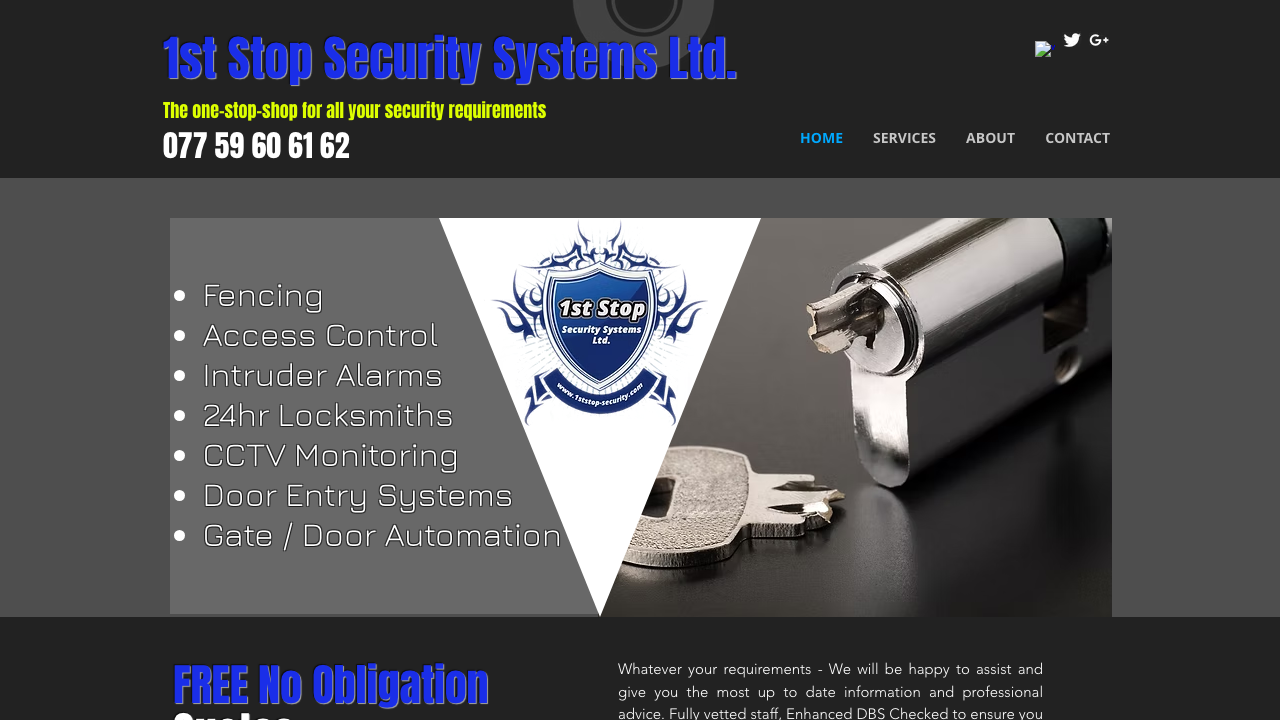 1ST STOP SECURITY SYSTEMS LTD website preview