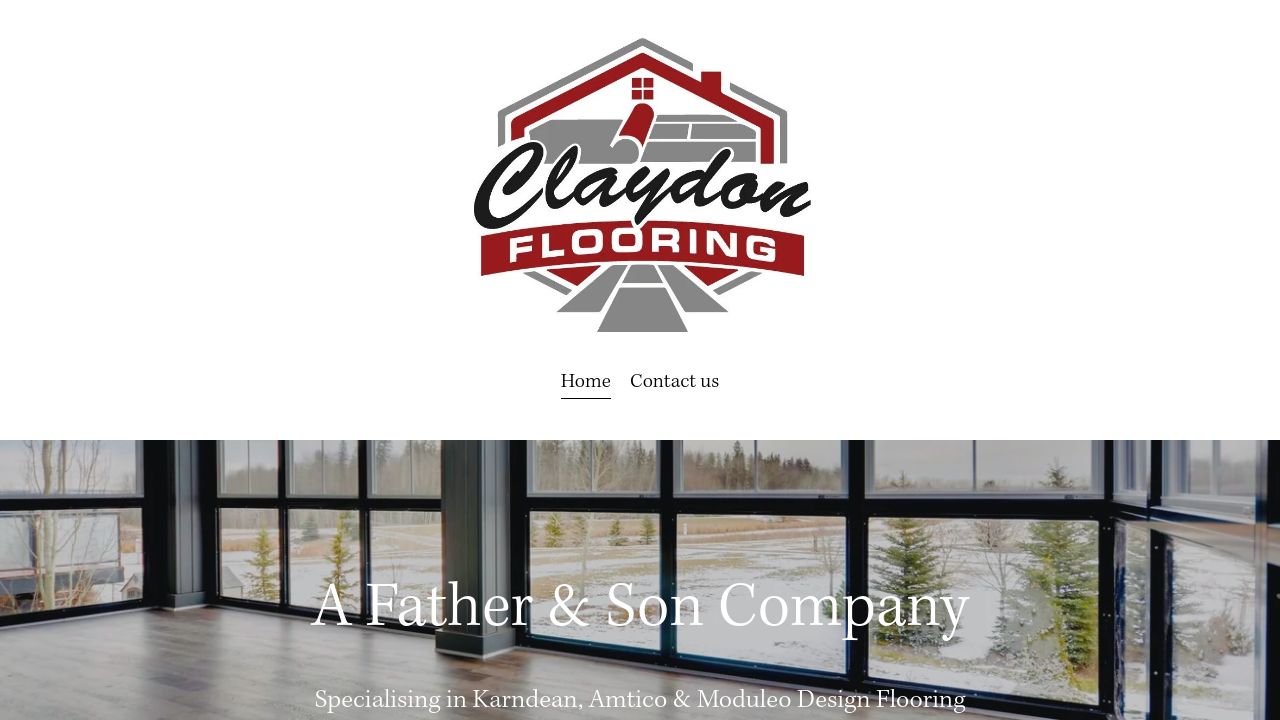 CLAYDON FLOORING LTD website preview