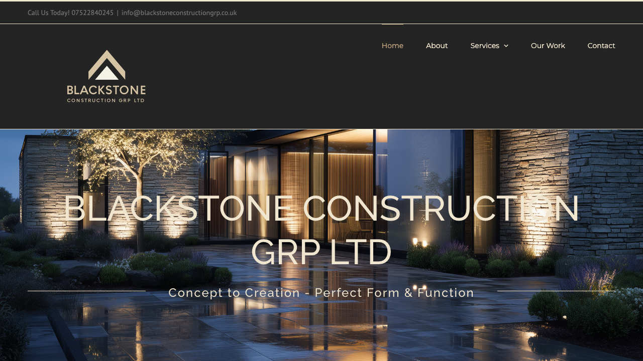 BLACKSTONE LIGHTING DESIGN SERVICES LTD website preview