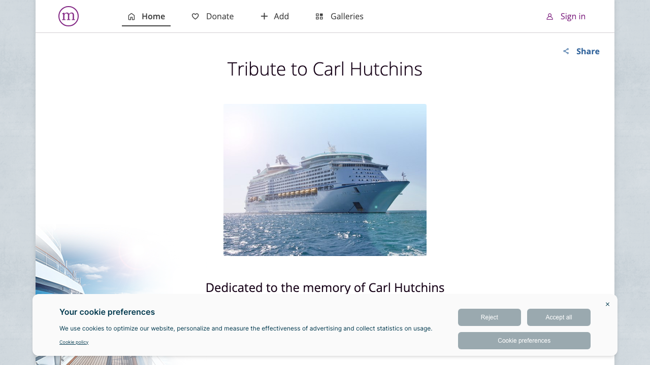 CARL HUTCHINS LIMITED website preview
