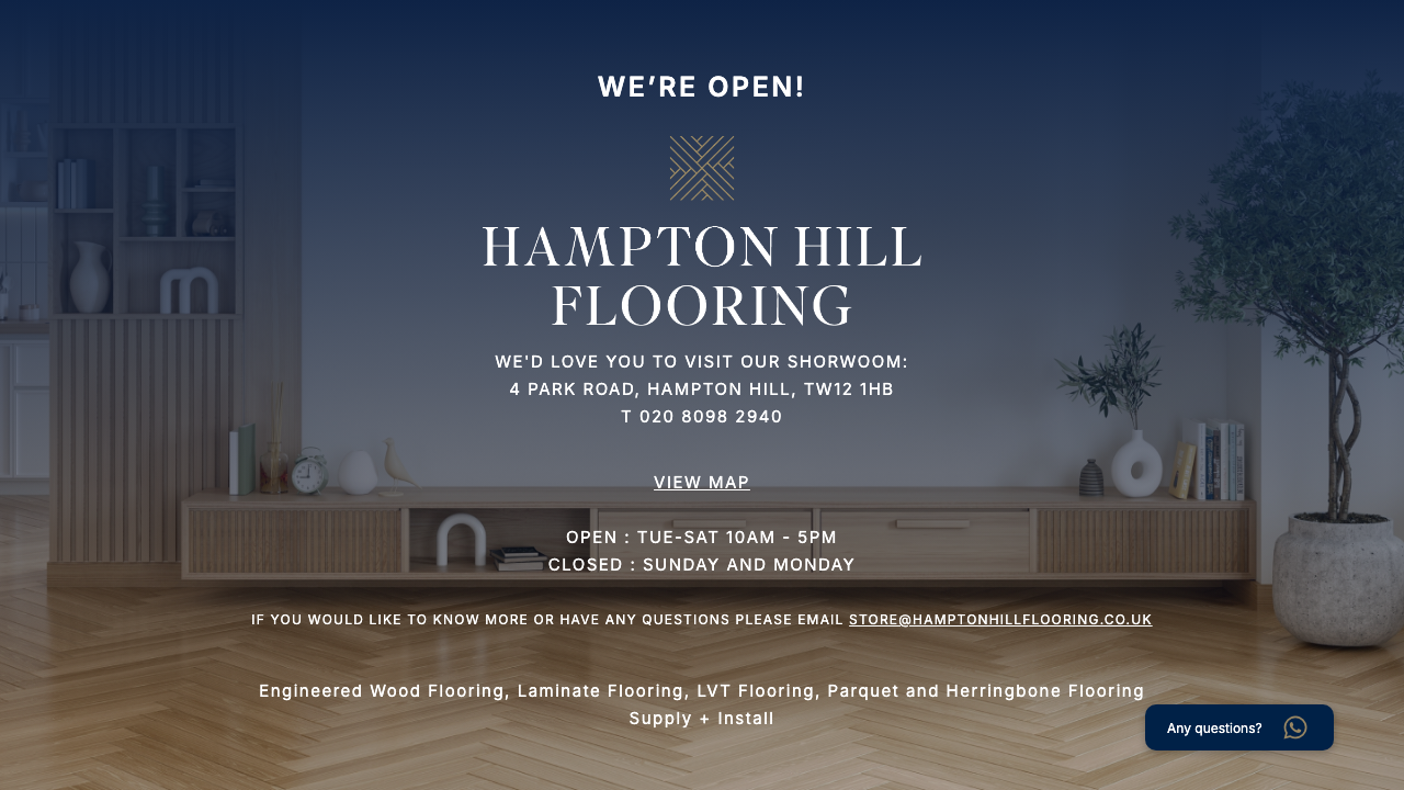 HAMPTON HILL FLOORING LTD website preview