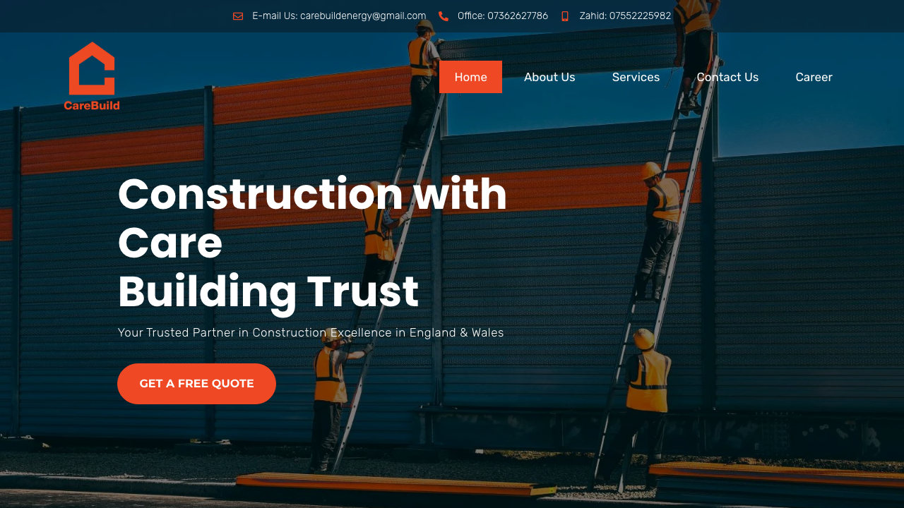 CAREBUILD ENERGY LTD website preview