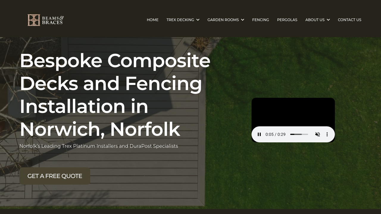 BEAMS AND BRACES LIMITED website preview