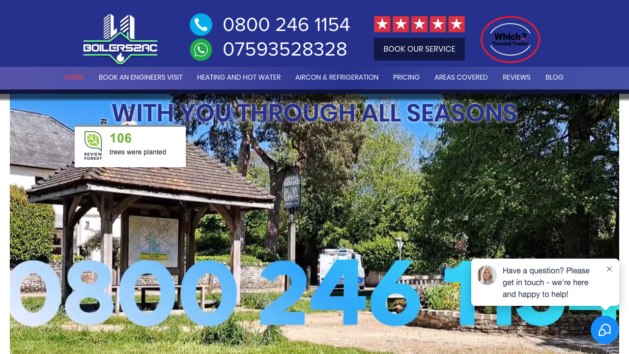 BOILERS2AC LTD website preview