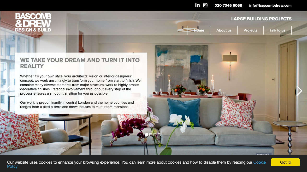 BASCOMB & DREW TOPCO LTD website preview