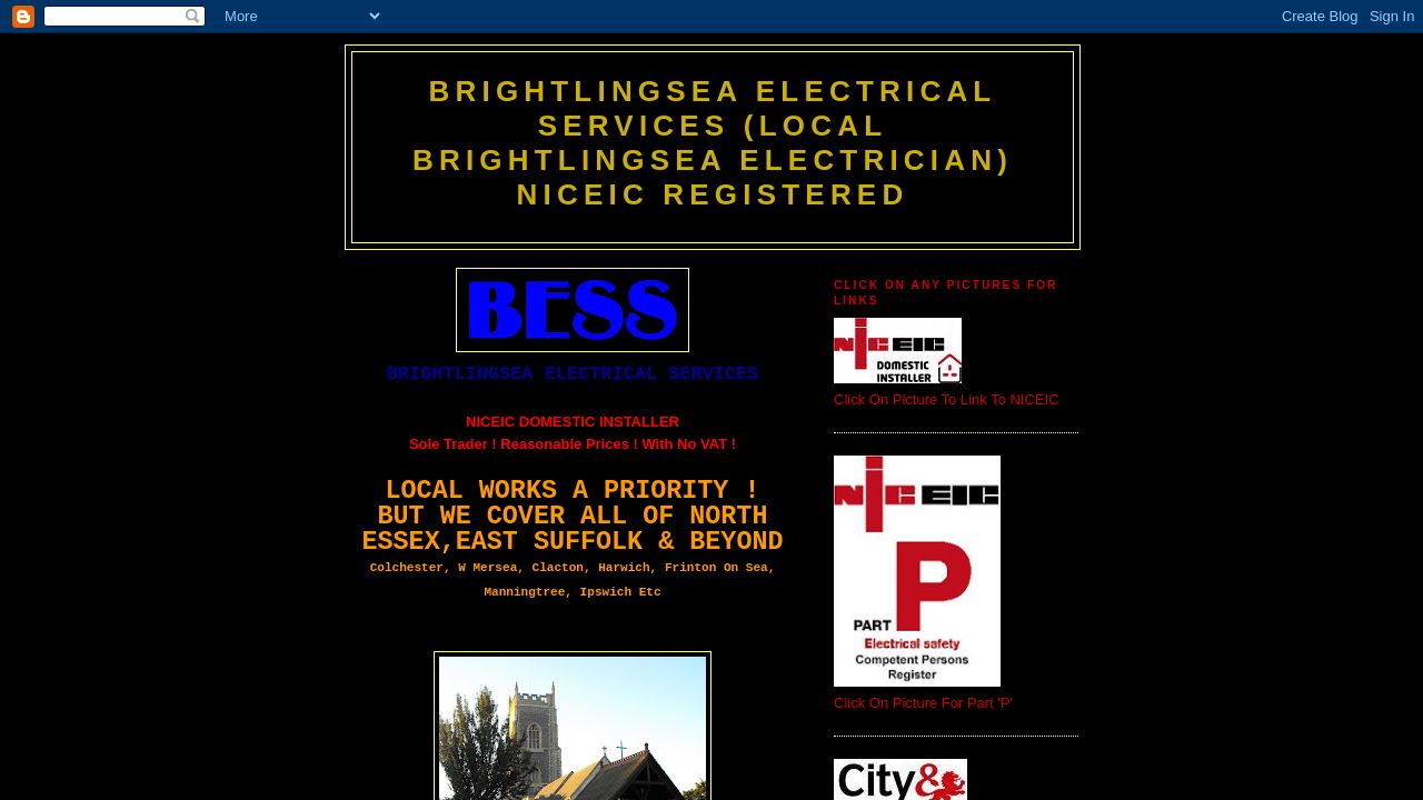 BRIGHTLINGSEA ELECTRICAL CONTRACTORS LIMITED website preview