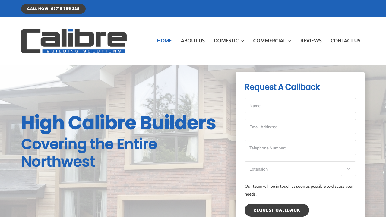 CALIBRE TILING LIMITED website preview