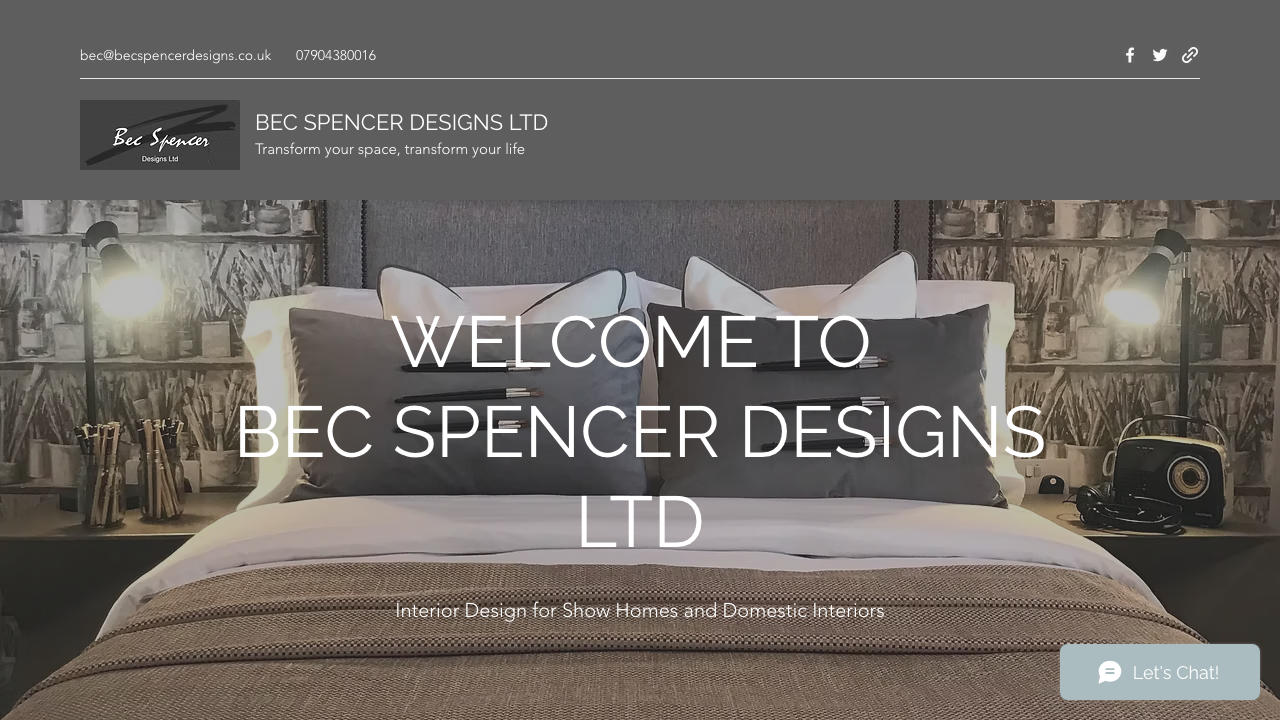 BEC SPENCER DESIGNS LTD website preview