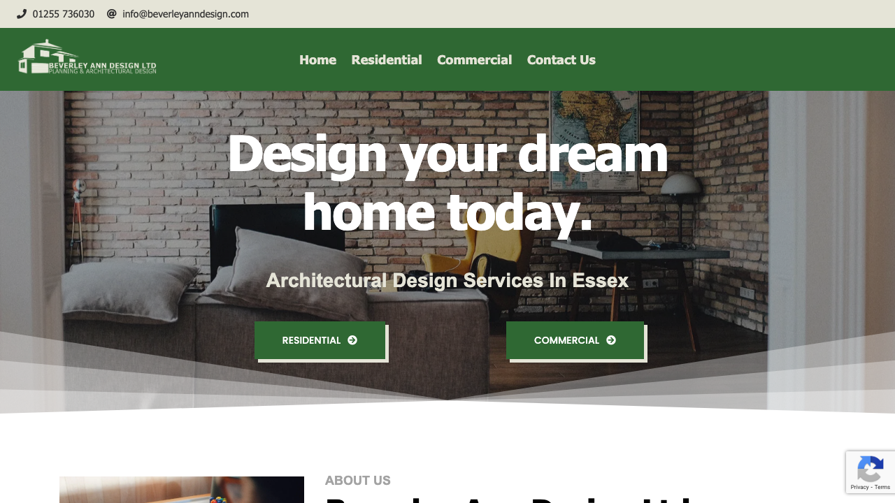 BEVERLEY ANN DESIGN LTD website preview