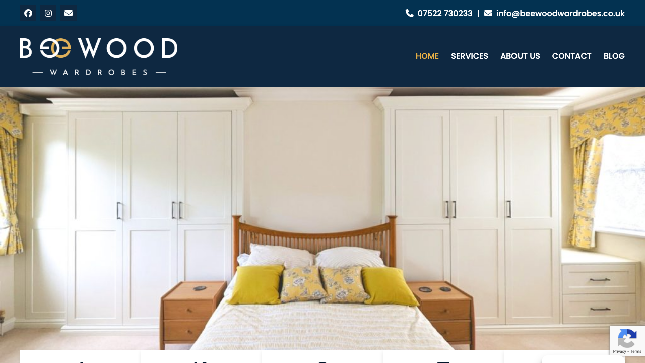 BEEWOOD WARDROBES LTD website preview