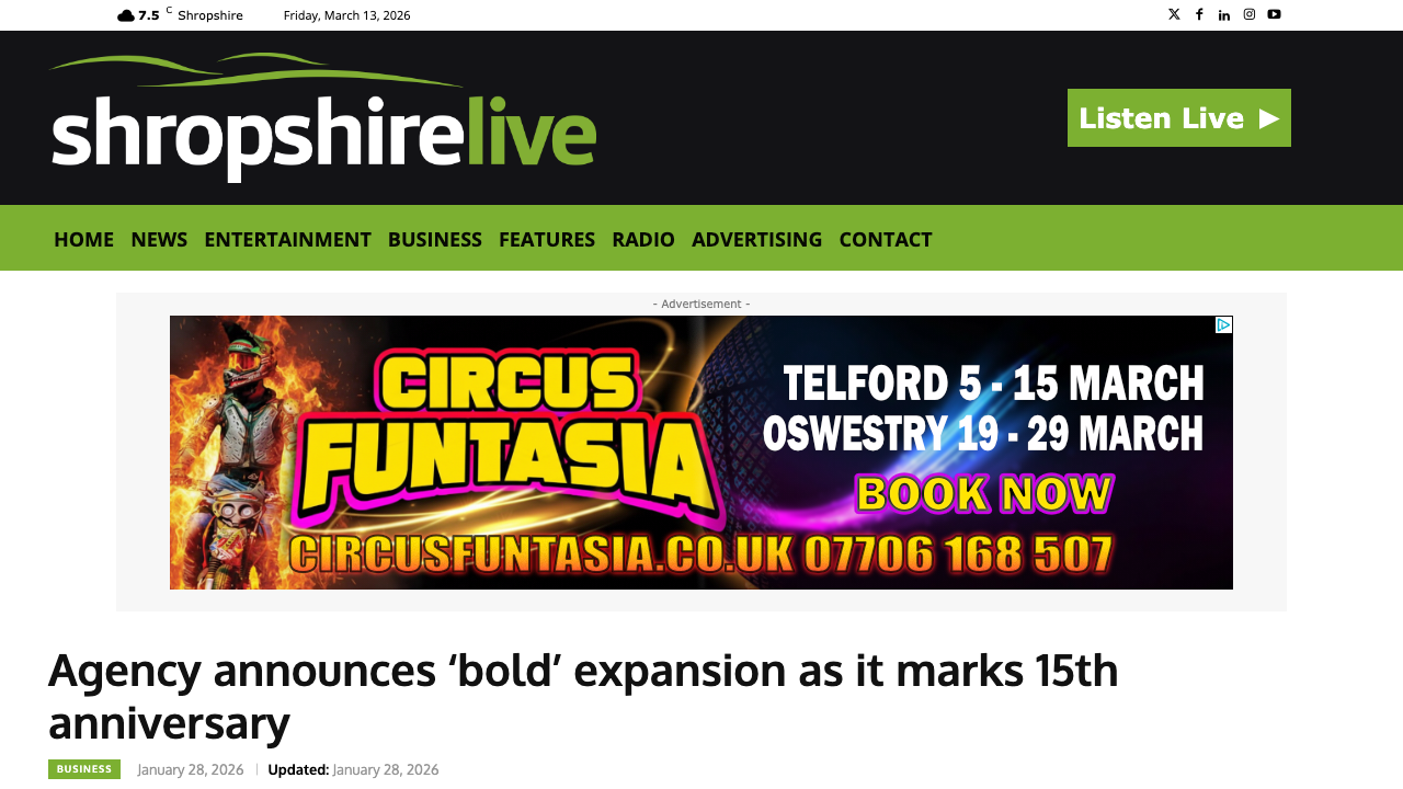 BOLD WE ARE LIMITED website preview