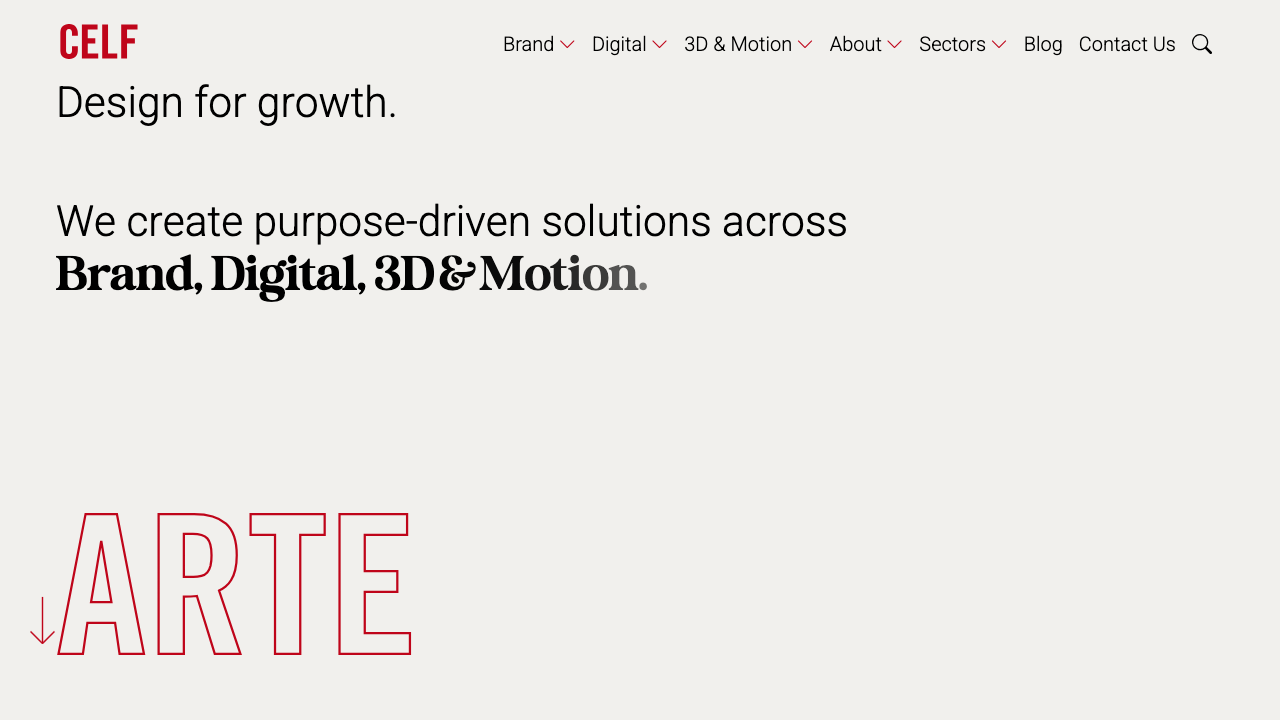 CELF CREATIVE DESIGN LTD website preview