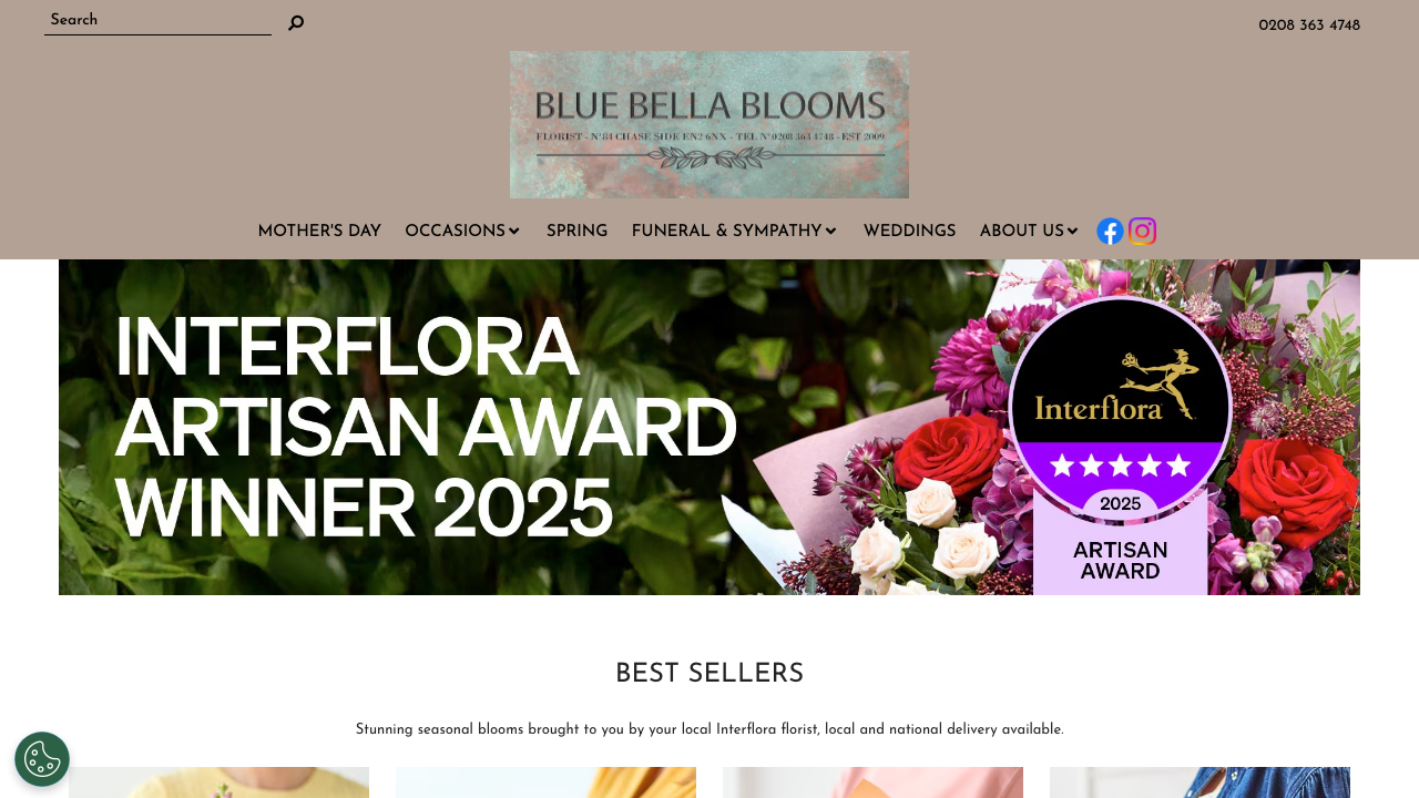 BLUE BELLA BLOOMS LIMITED website preview