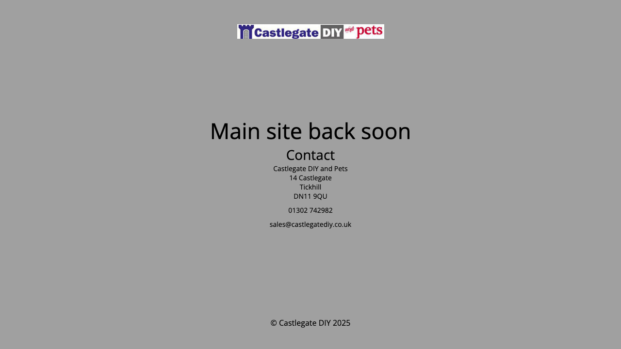 CASTLEGATE DIY LIMITED website preview