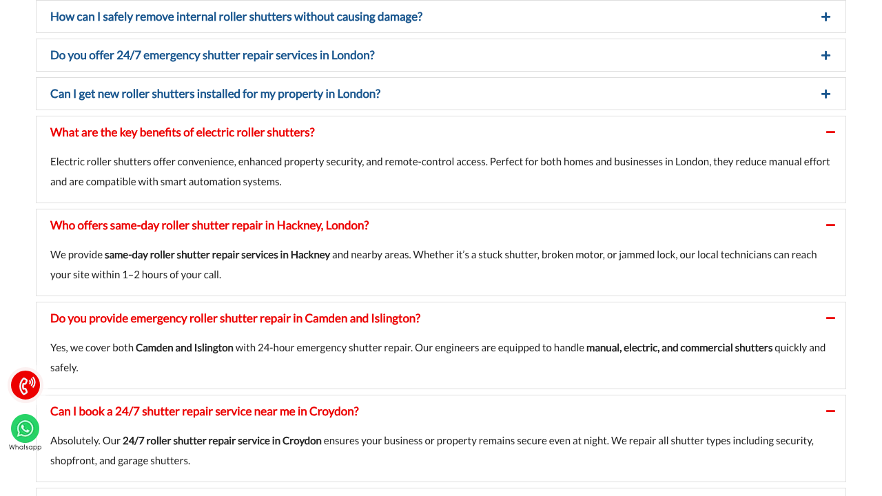 24 SHUTTER REPAIR LTD website preview
