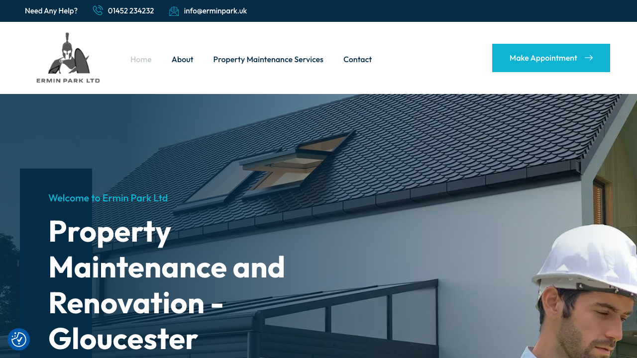 ERMIN PARK LIMITED website preview