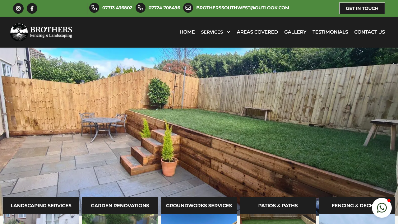 BROTHERS FENCING & LANDSCAPING LIMITED website preview