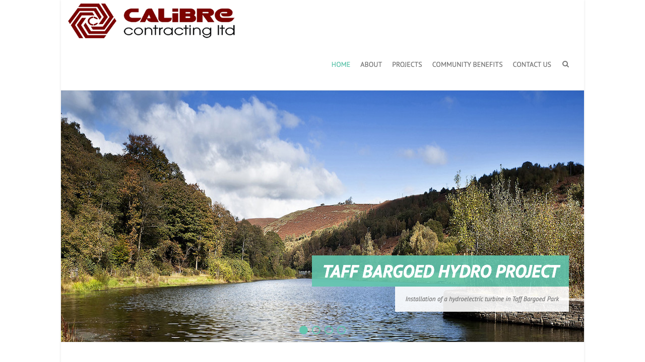 CALIBRE CONTRACTING LIMITED website preview