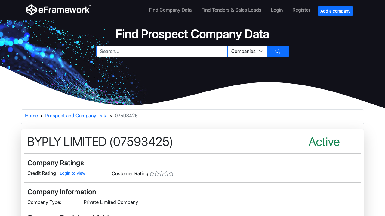 BYPLY LIMITED website preview
