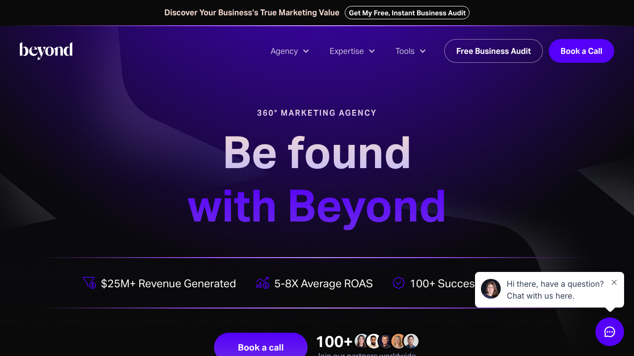 BEYOND AGENCY LTD website preview