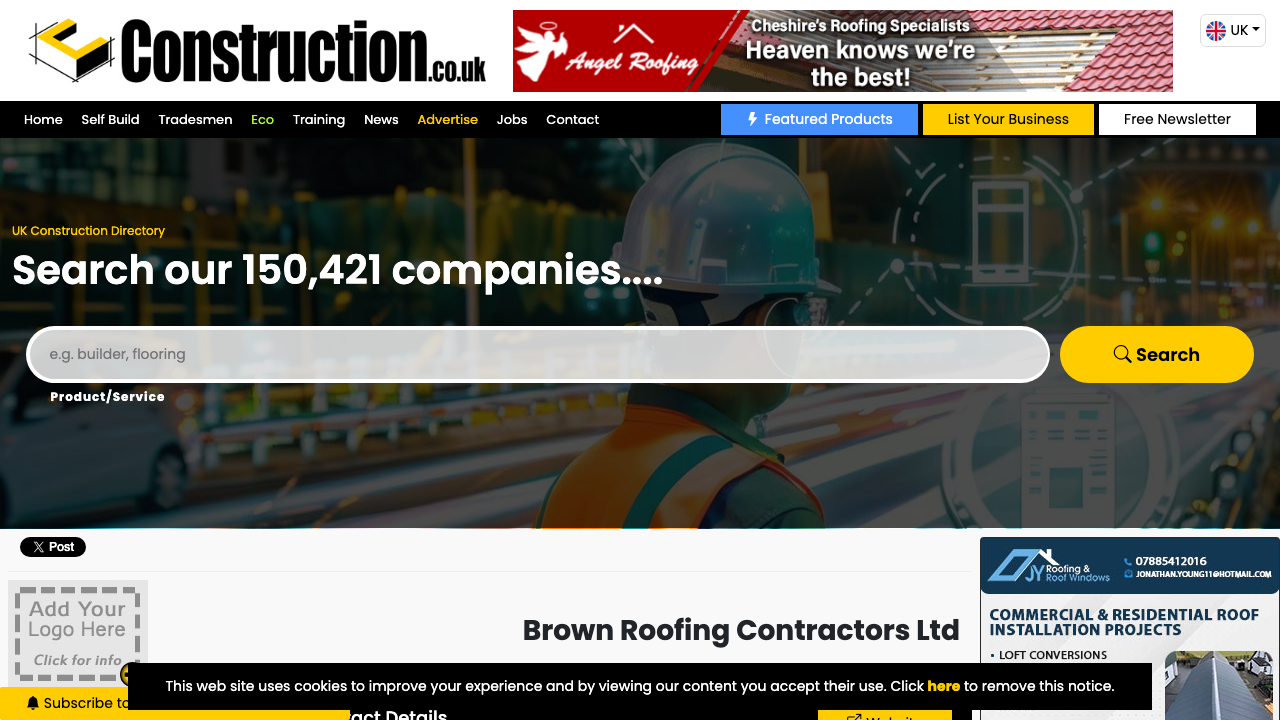 BROW CONSTRUCTION LTD website preview
