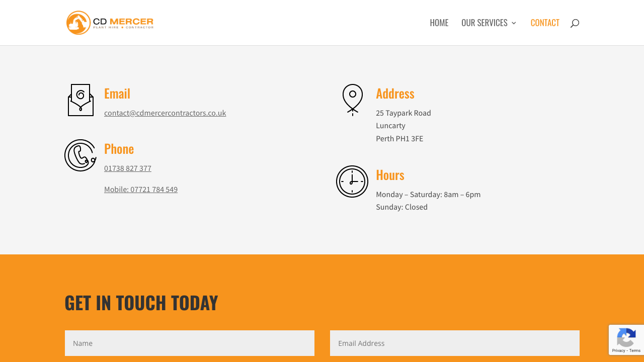 C D MERCER LIMITED website preview
