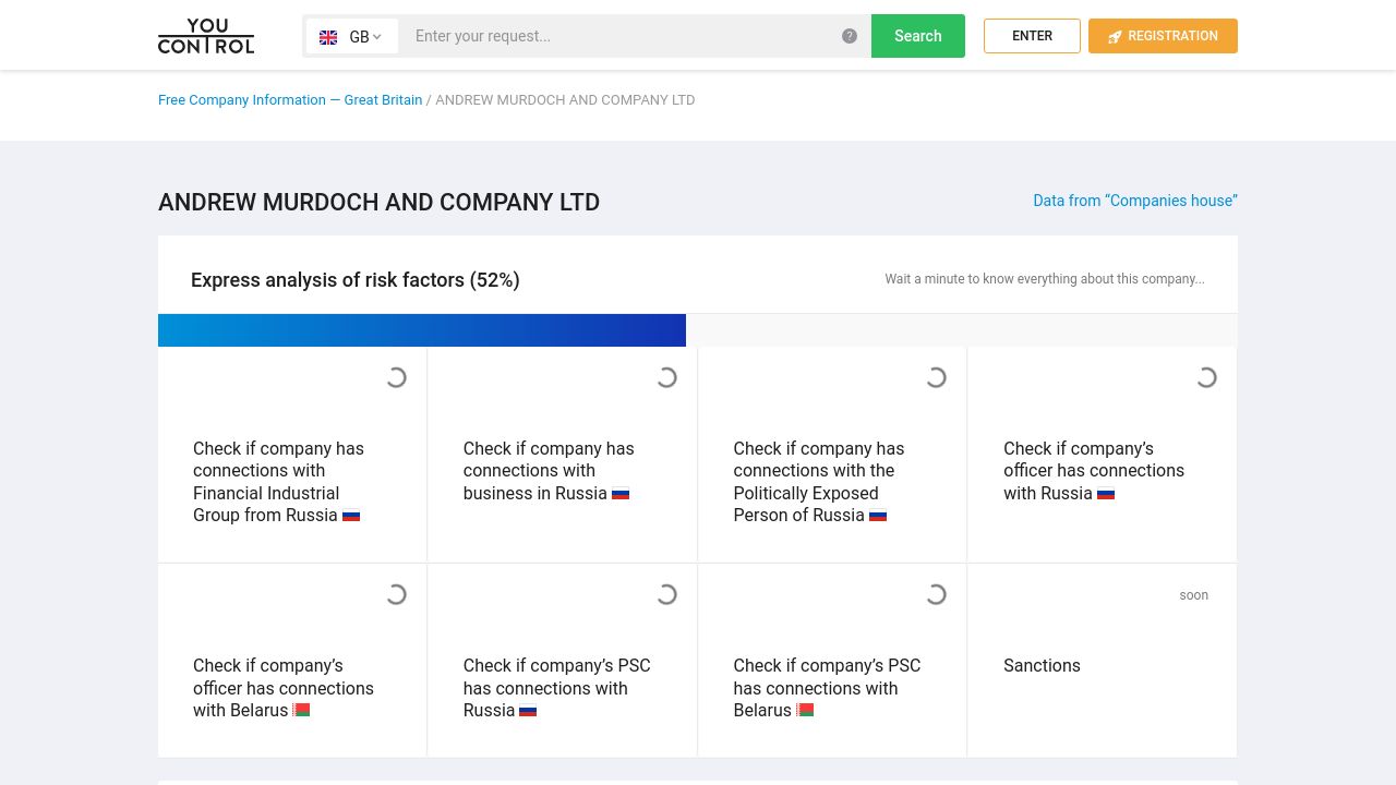 ANDREW MURDOCH AND COMPANY LTD website preview
