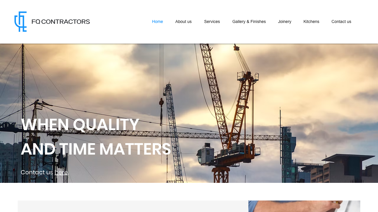 FQ CONTRACTORS LIMITED website preview