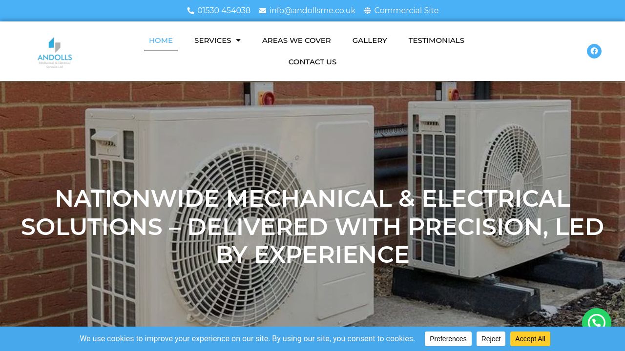 ANDOLLS MECHANICAL & ELECTRICAL SERVICES LIMITED website preview