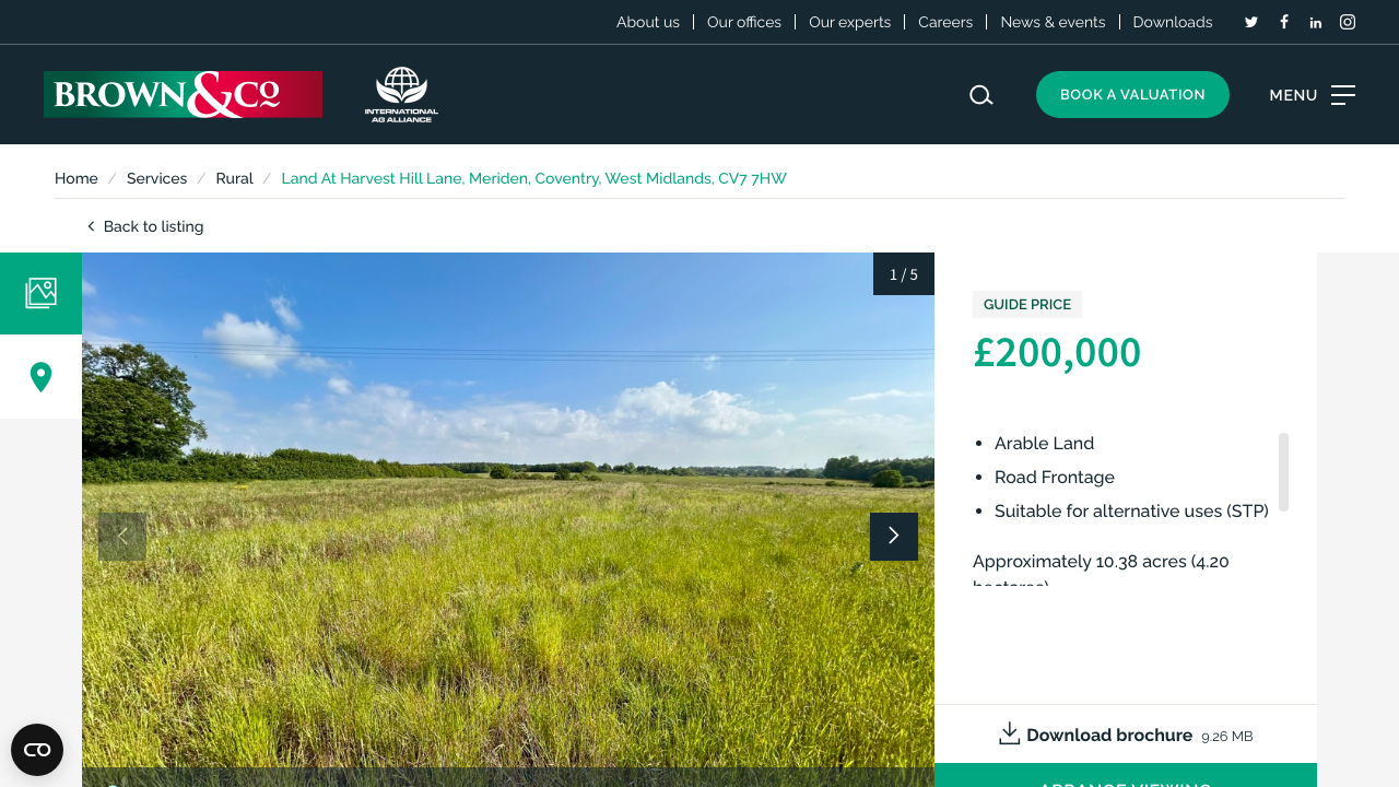 BROWN PROPERTY DEVELOPER LIMITED website preview