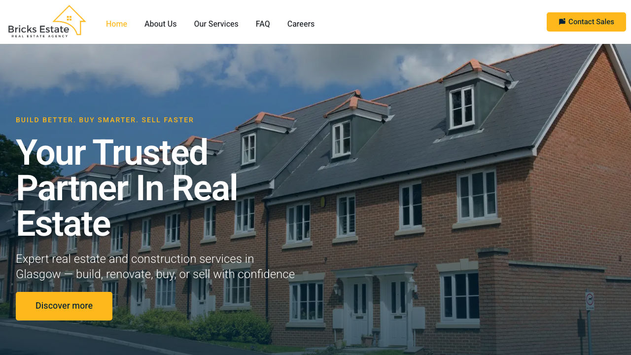 BRICKS ESTATE LTD website preview