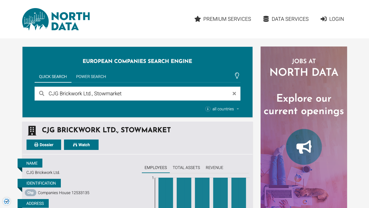 CJG BRICKWORK LTD website preview