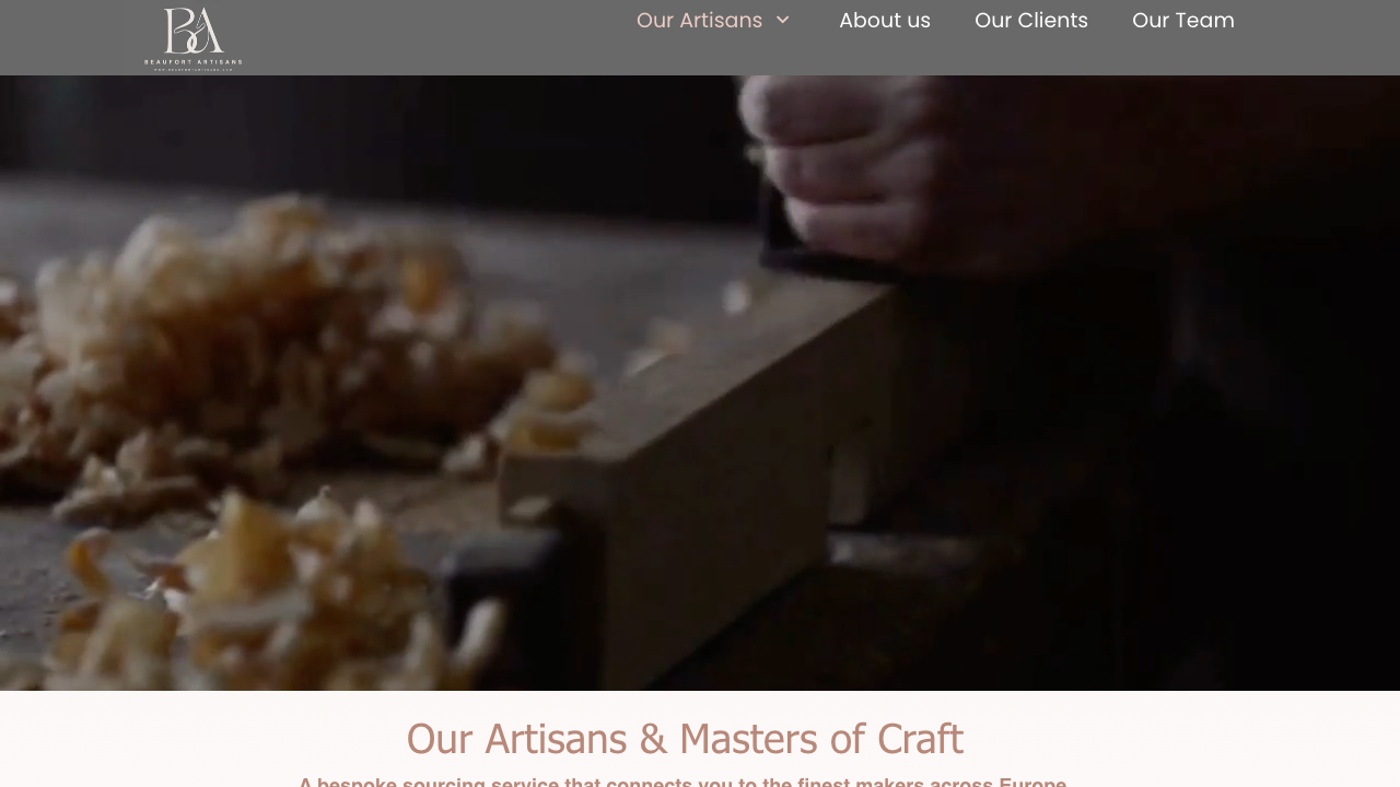 BEAUFORT ARTISANS LTD website preview