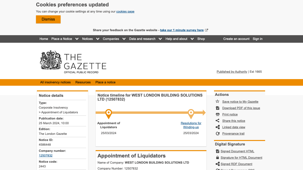 BUILDING LONDON GROUP LTD website preview