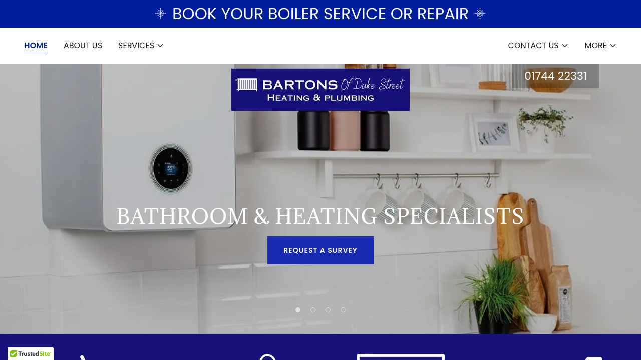 BARTONS OF DUKE STREET LIMITED website preview