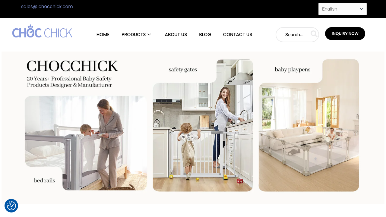 CHOCCHICK MATERNAL AND INFANT PRODUCTS CO., LTD. website preview