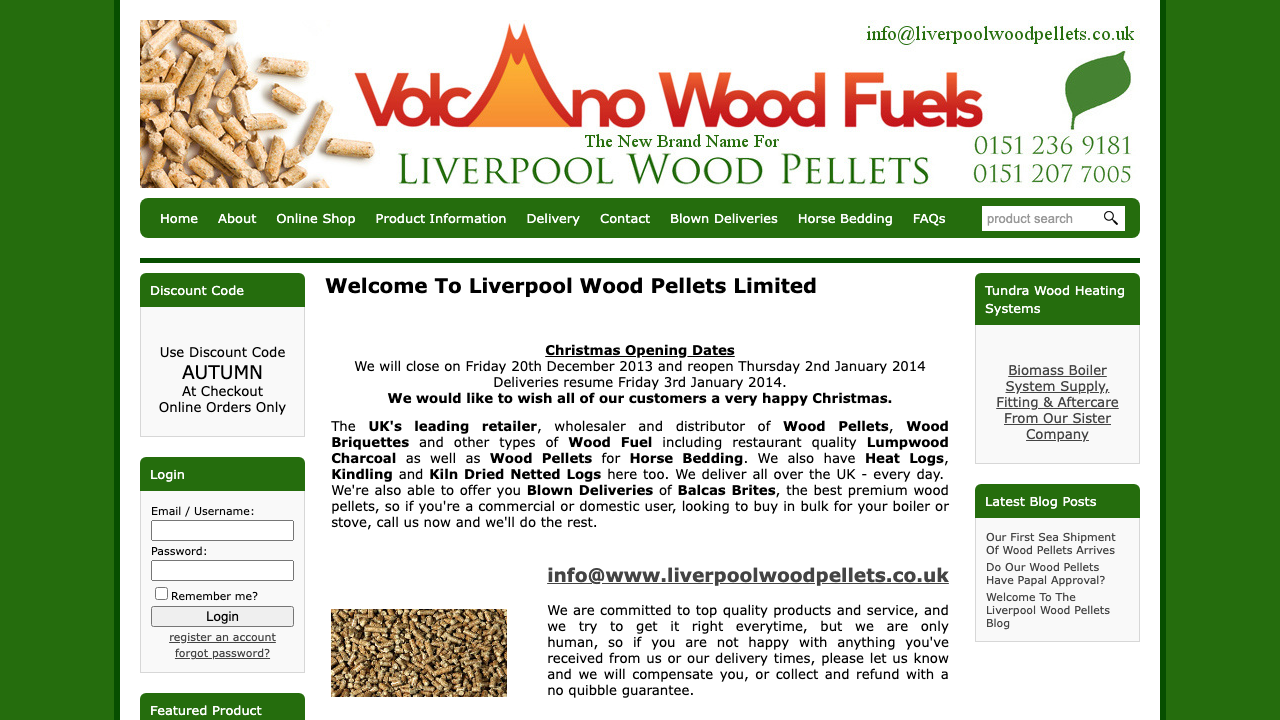 BEAVERWOOD PELLETS LIMITED website preview