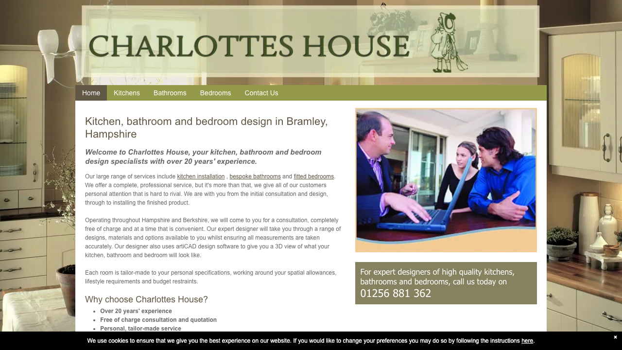 CHARLOTTES HOUSE LIMITED website preview