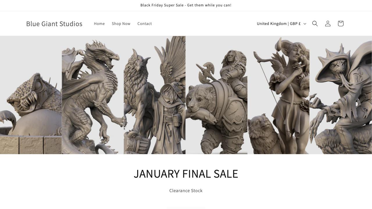 BLUE GIANT STUDIOS LTD website preview