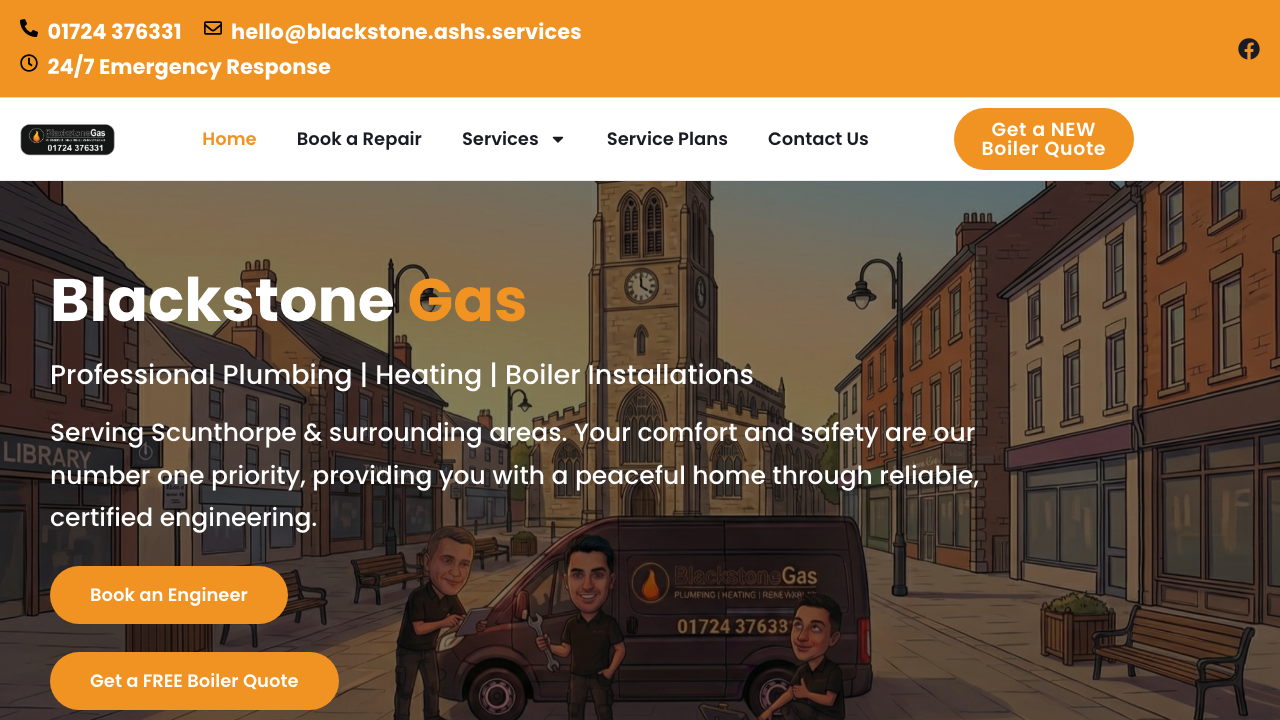 BLACKSTONE GAS LIMITED website preview