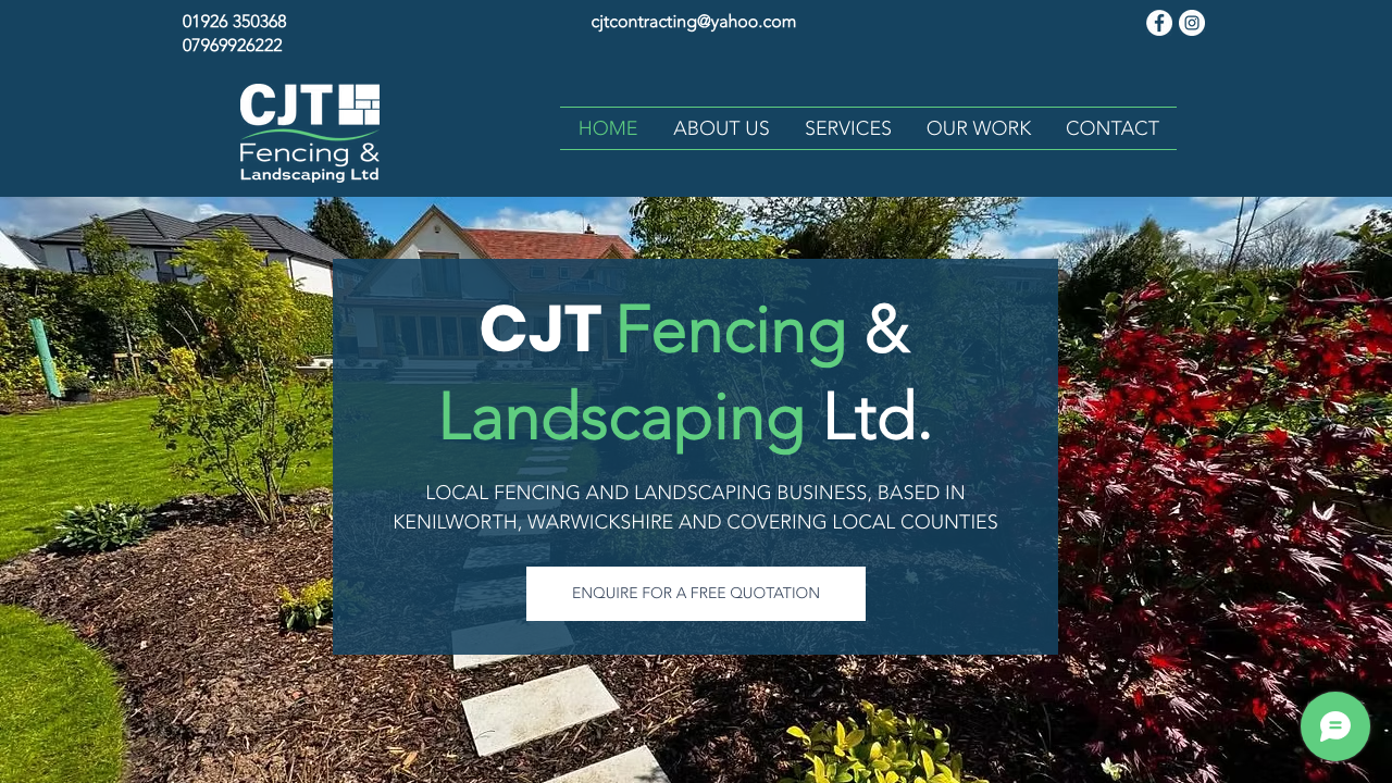 CJT FENCING & LANDSCAPING LIMITED website preview