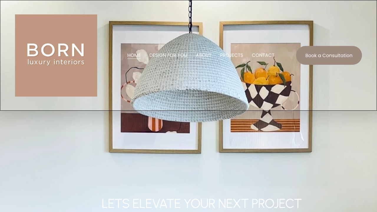 BORN DESIGNERS LTD website preview