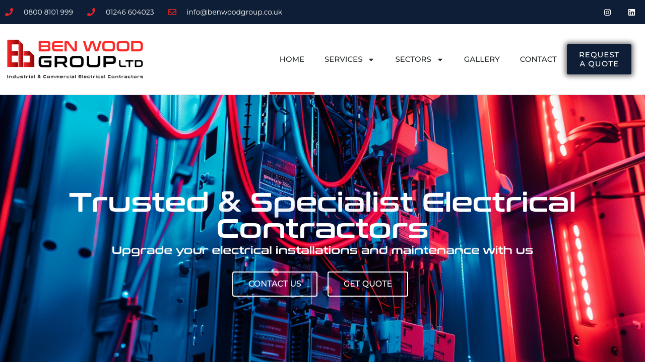 BEN WOOD GROUP LTD website preview
