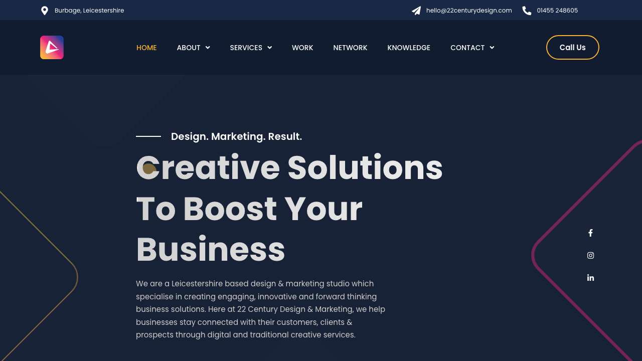 22 CENTURY DESIGN LTD website preview