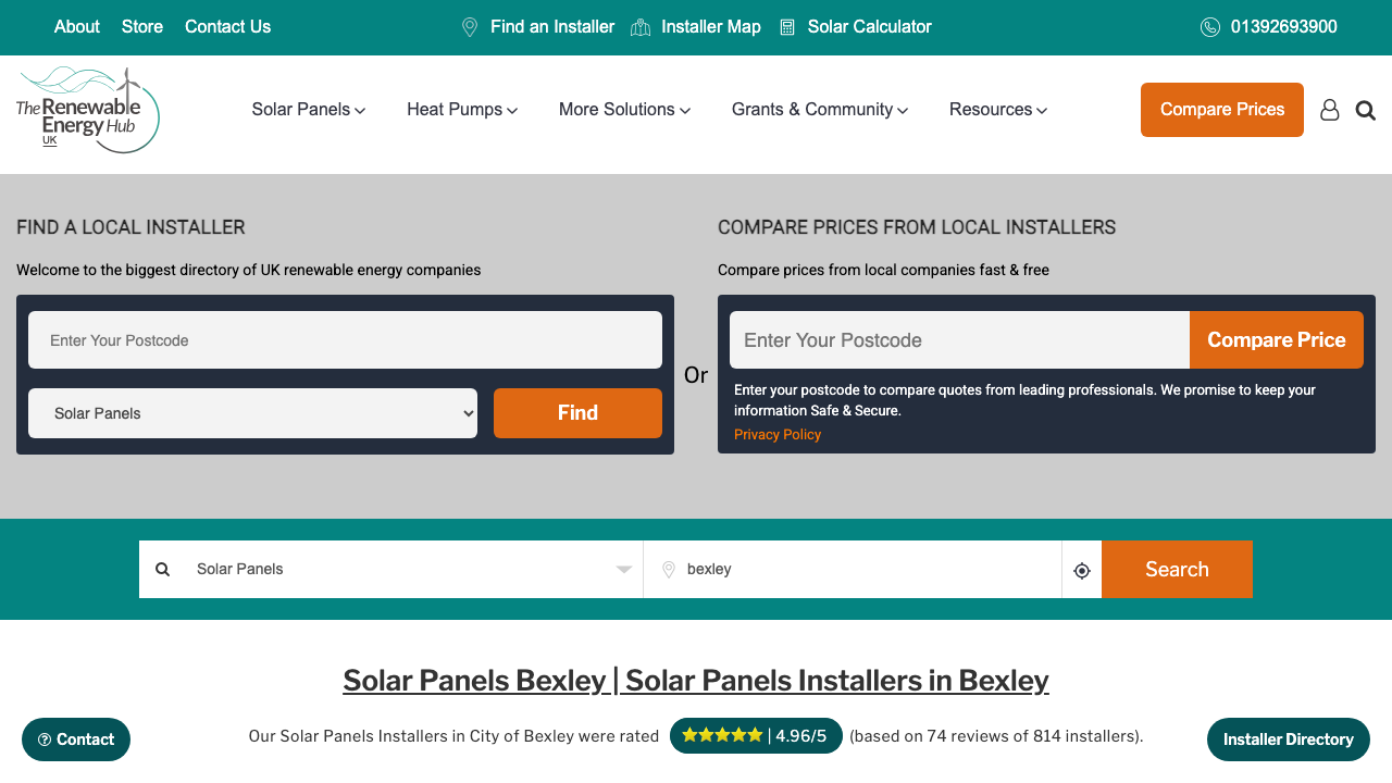 BEXLEY RENEWABLES LTD website preview