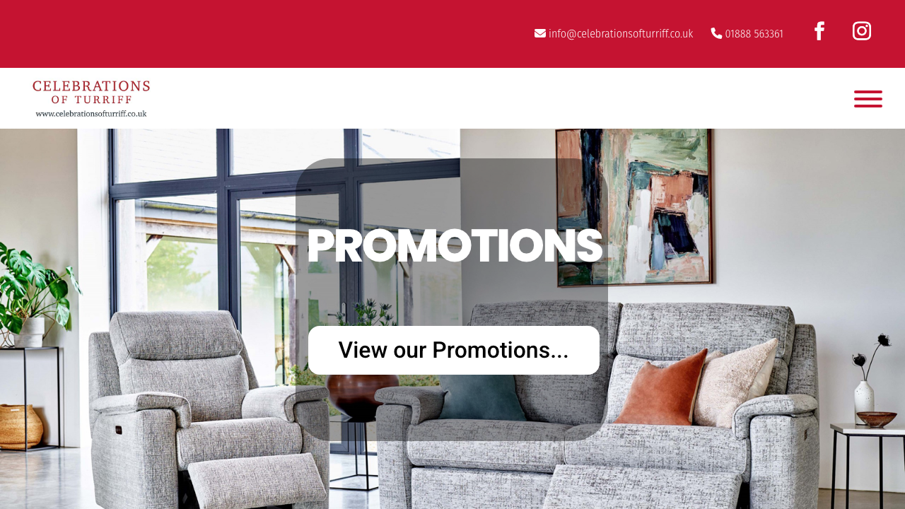 CELEBRATIONS (TURRIFF) LIMITED website preview